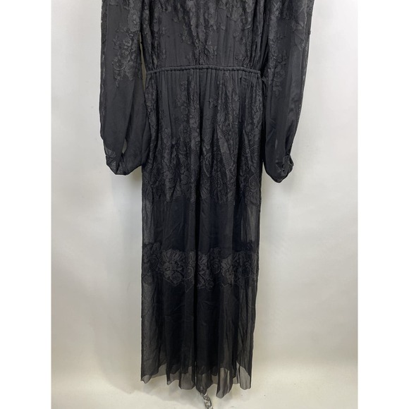 We Are HAH Royal HAHness Lace Maxi Dress Black Women's XS/S - Picture 12 of 16